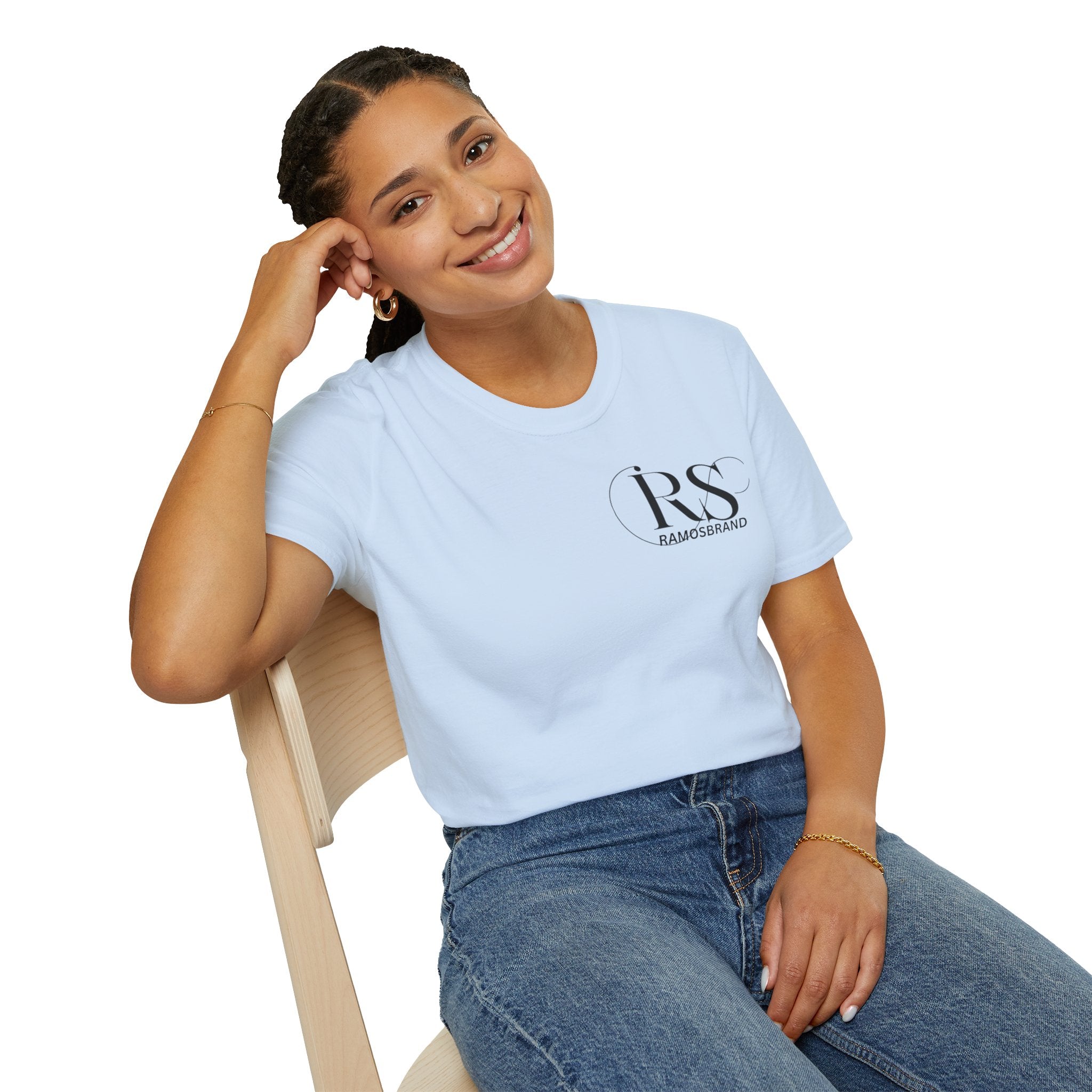 RS RAMOS Brand  T-Shirt — Minimalist Initials Tee