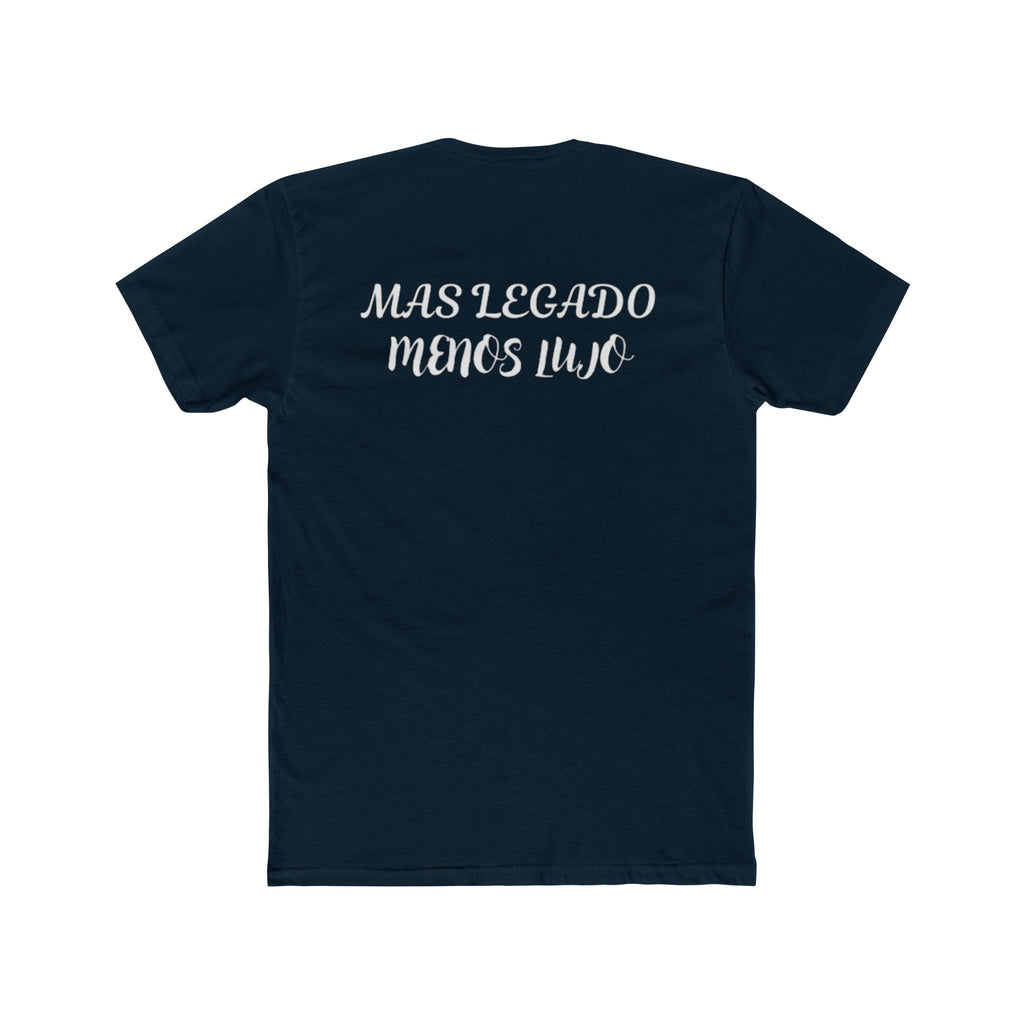 Crew Tee — "Más Legado Menos Lujo" Spanish Statement T‑Shirt