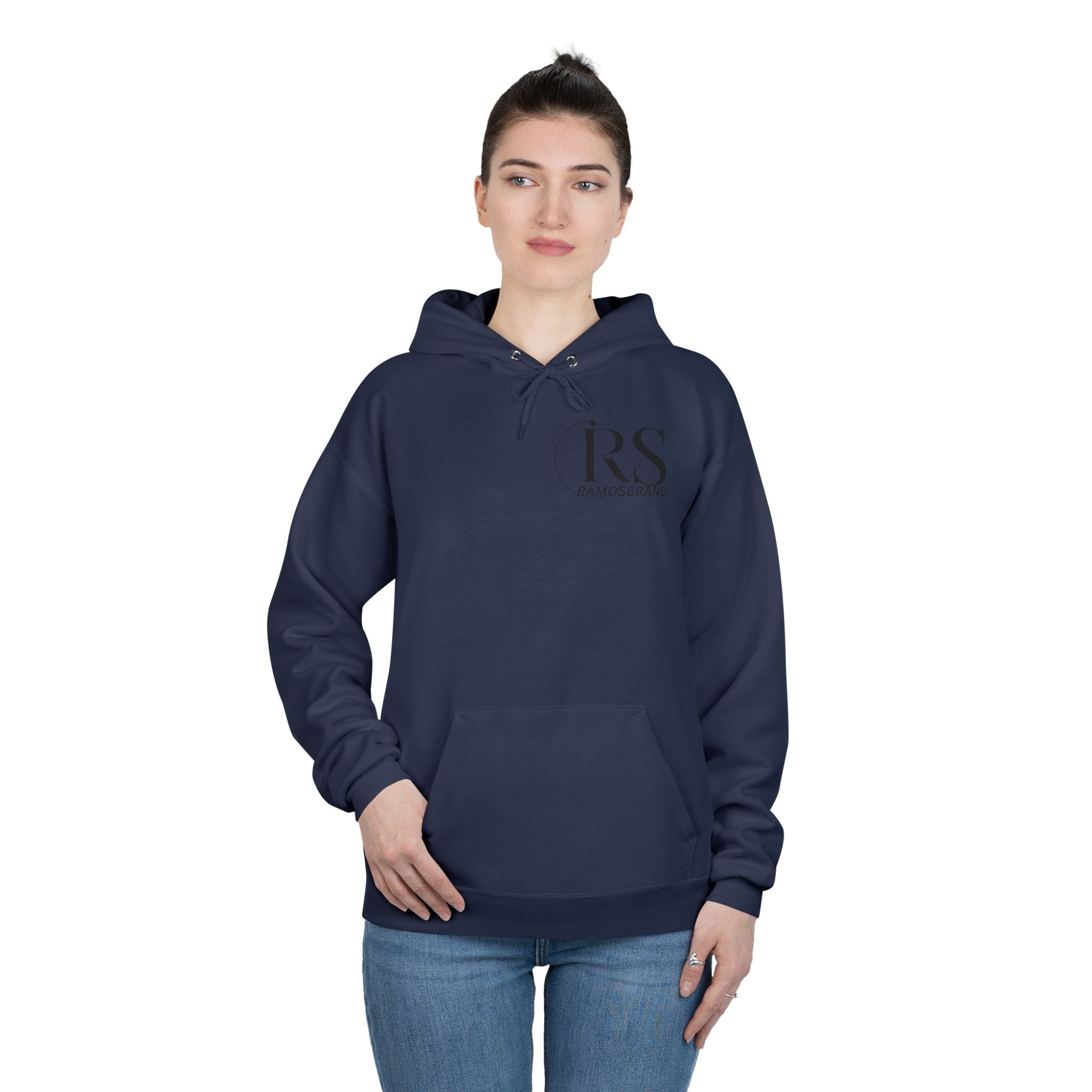 RS RAMOS Brand  Hoodie | Minimal Script Logo Pullover