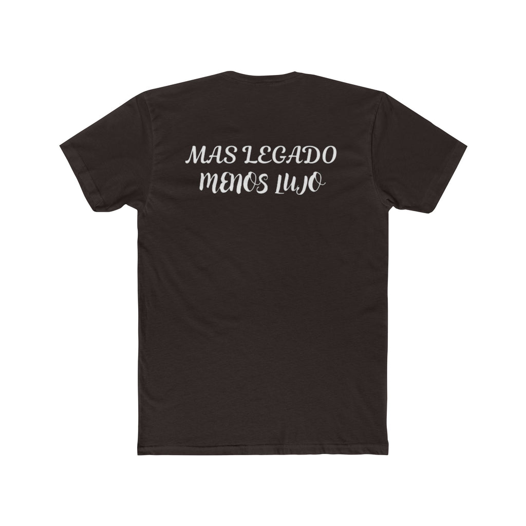 Crew Tee — "Más Legado Menos Lujo" Spanish Statement T‑Shirt