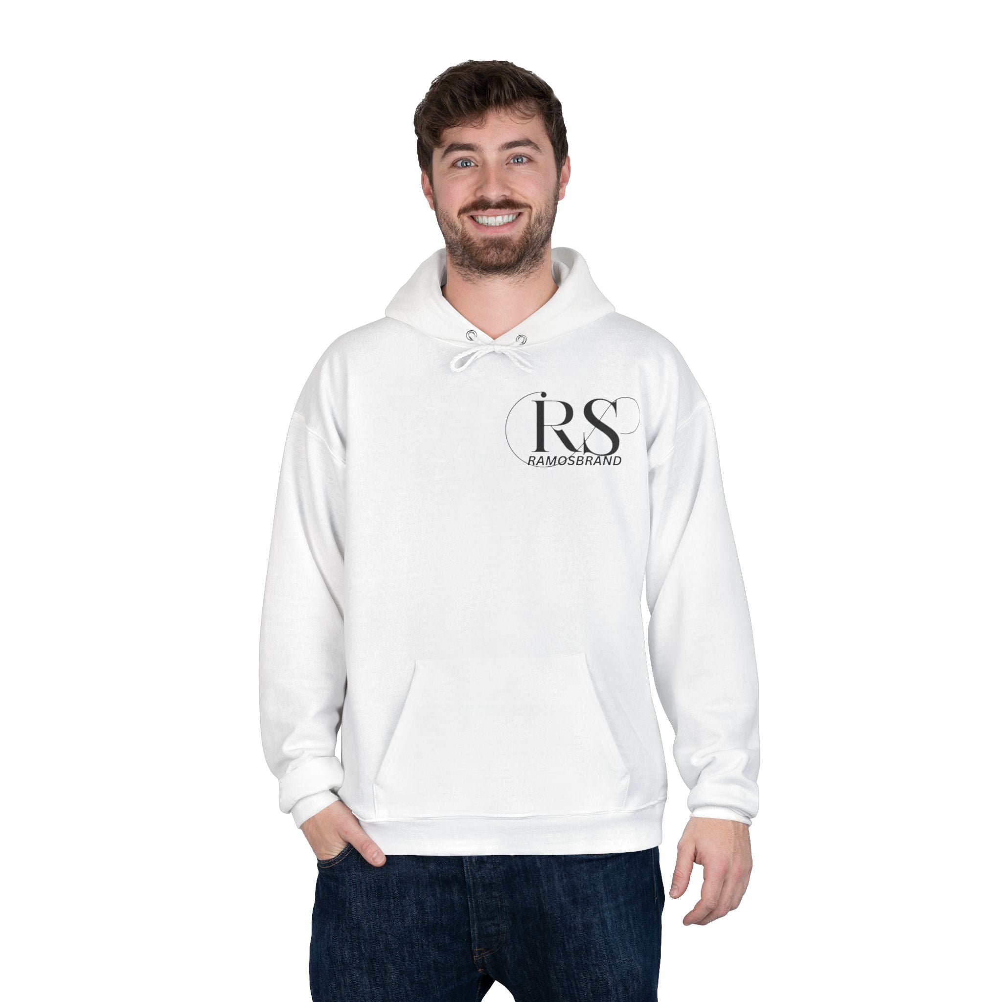 RS RAMOS Brand  Hoodie | Minimal Script Logo Pullover