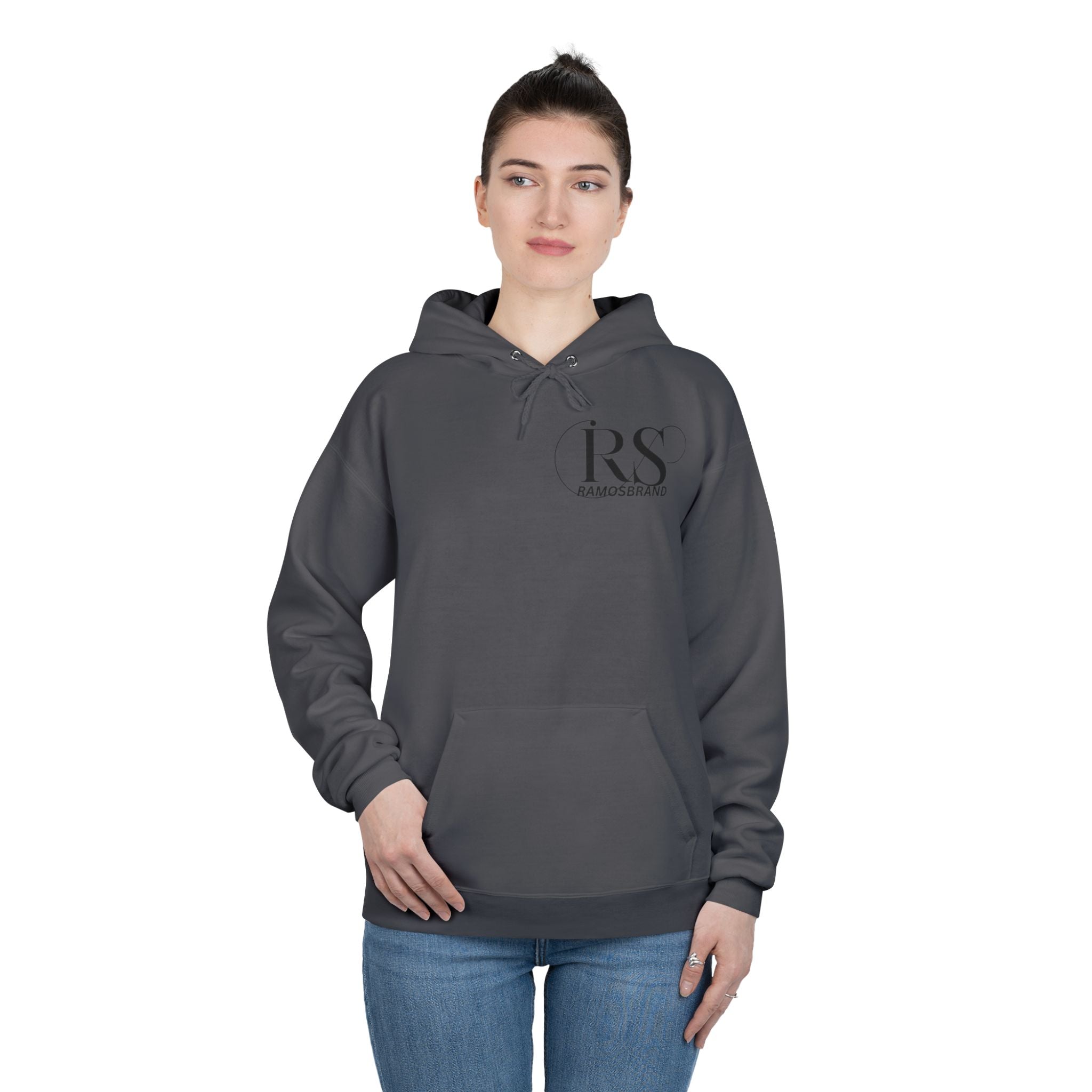 RS RAMOS Brand  Hoodie | Minimal Script Logo Pullover