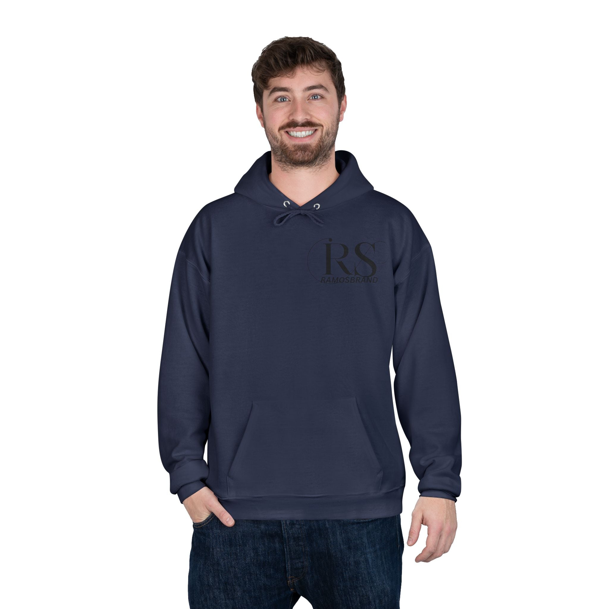 RS RAMOS Brand  Hoodie | Minimal Script Logo Pullover