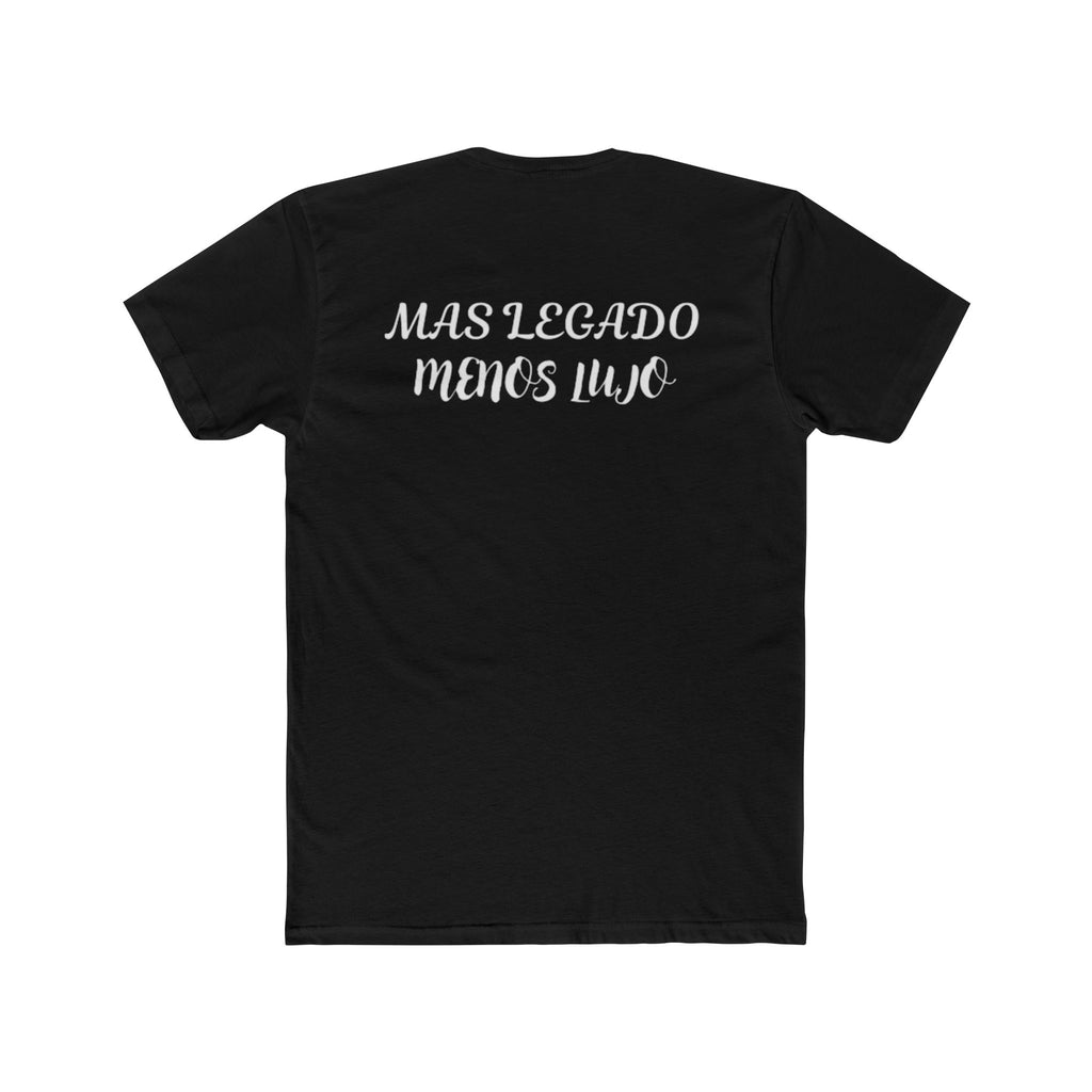 Crew Tee — "Más Legado Menos Lujo" Spanish Statement T‑Shirt