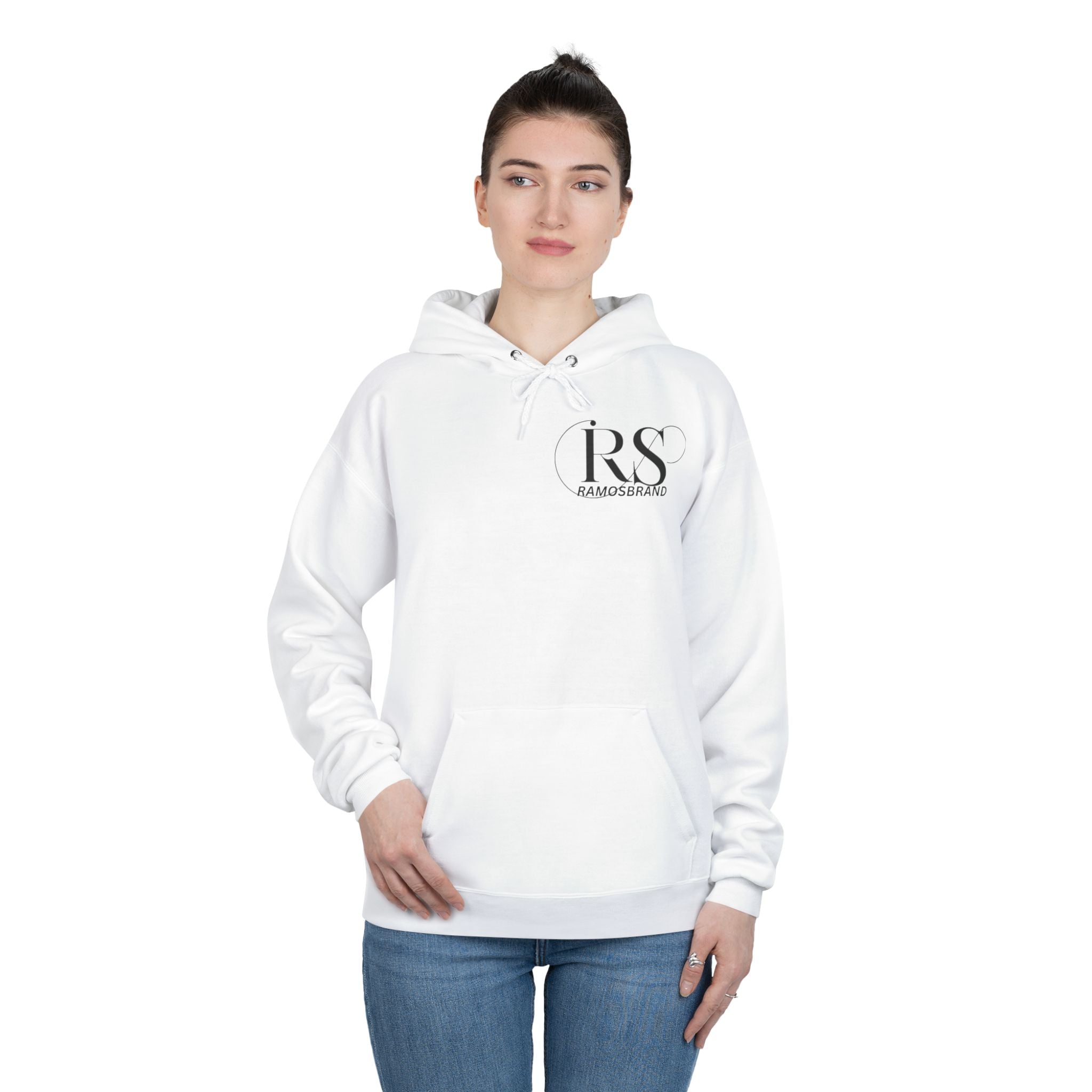 RS RAMOS Brand  Hoodie | Minimal Script Logo Pullover