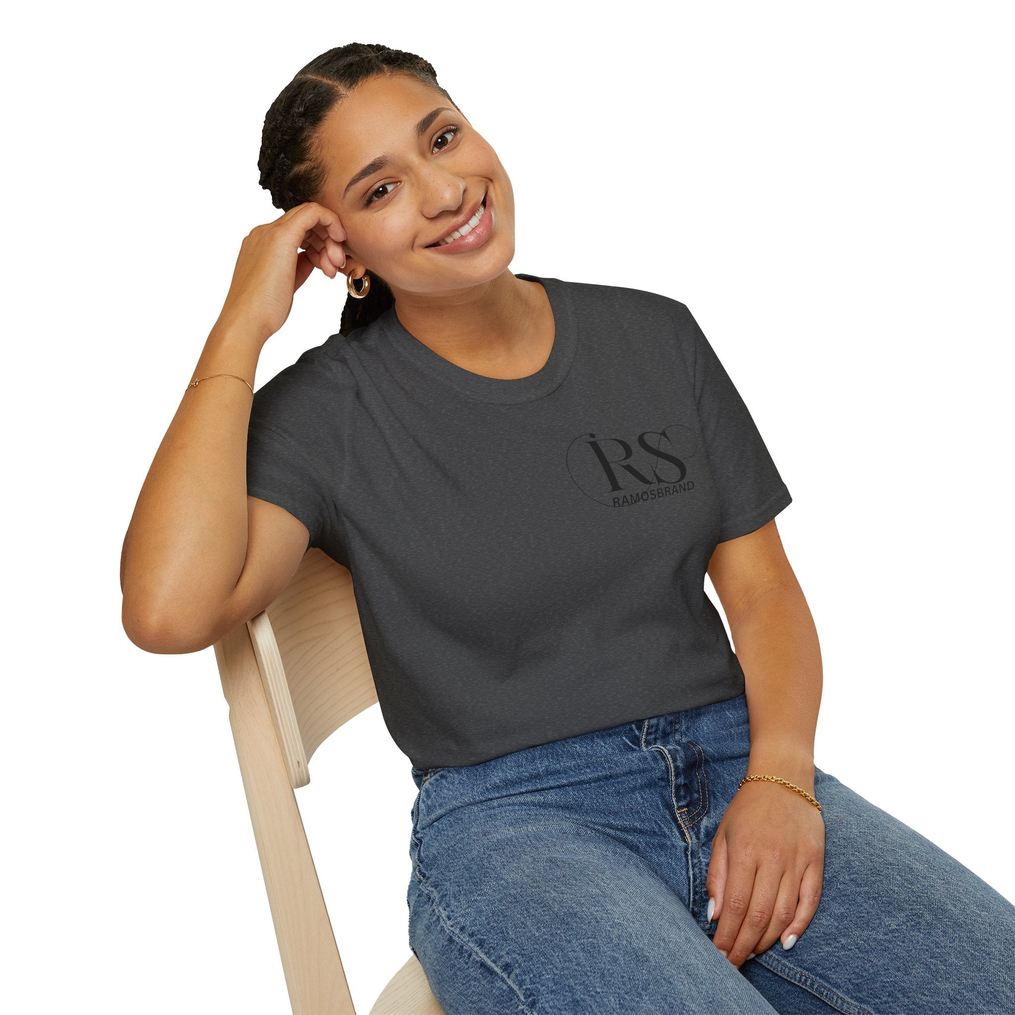 RS RAMOS Brand  T-Shirt — Minimalist Initials Tee