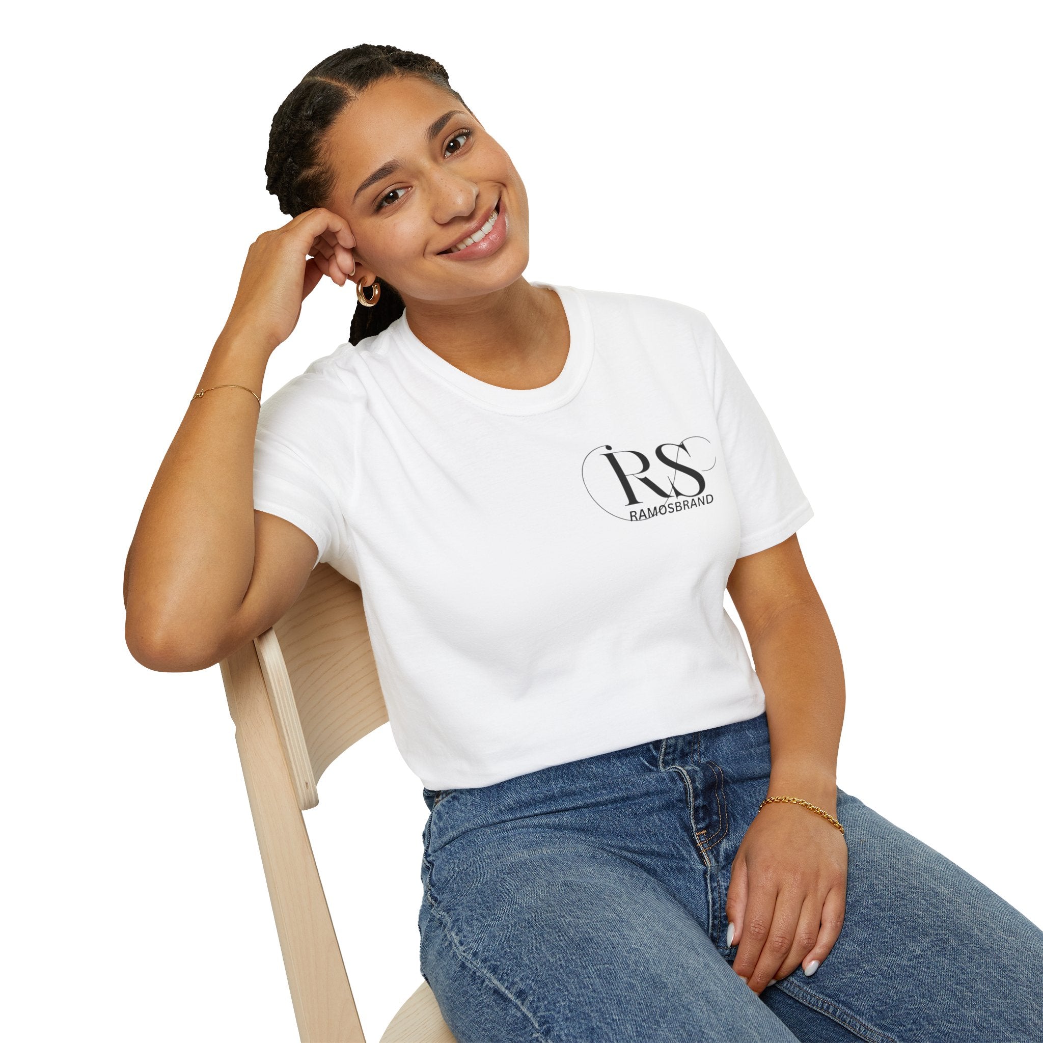 RS RAMOS Brand  T-Shirt — Minimalist Initials Tee