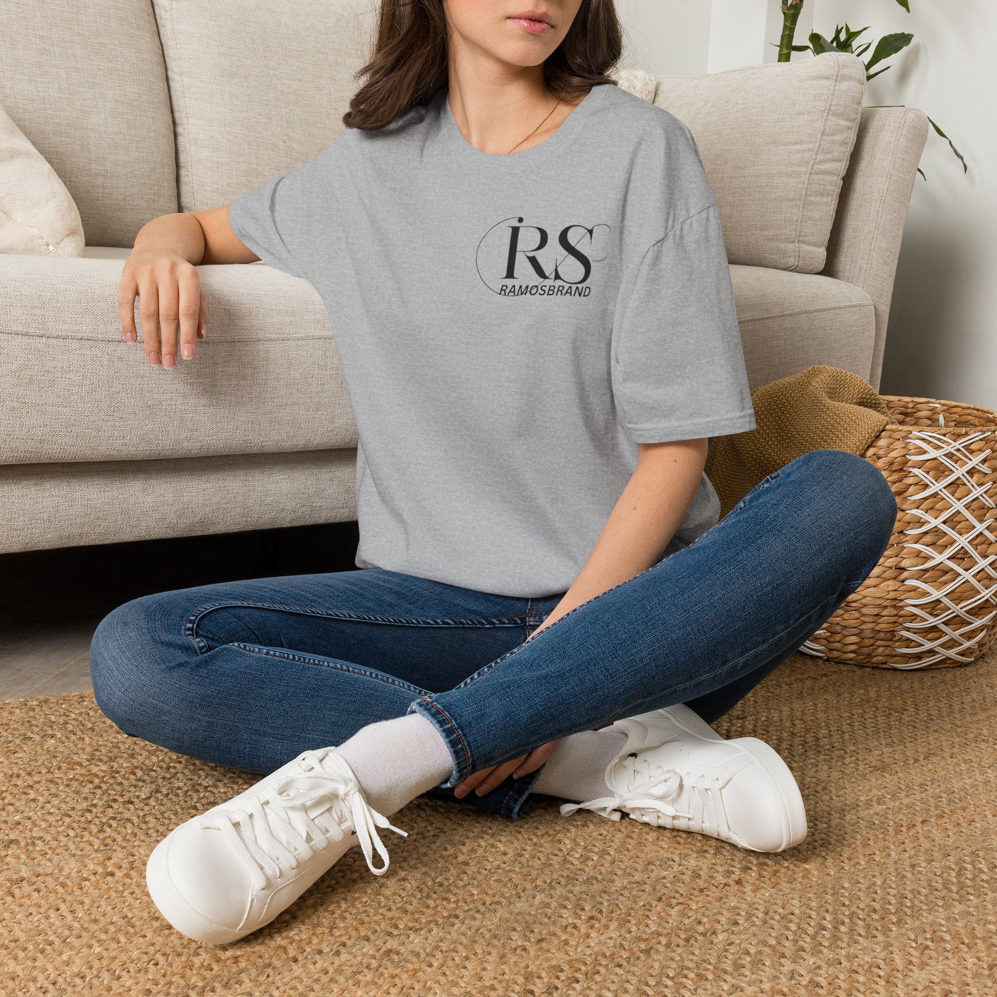 RS RAMOS Brand  T-Shirt — Minimalist Initials Tee