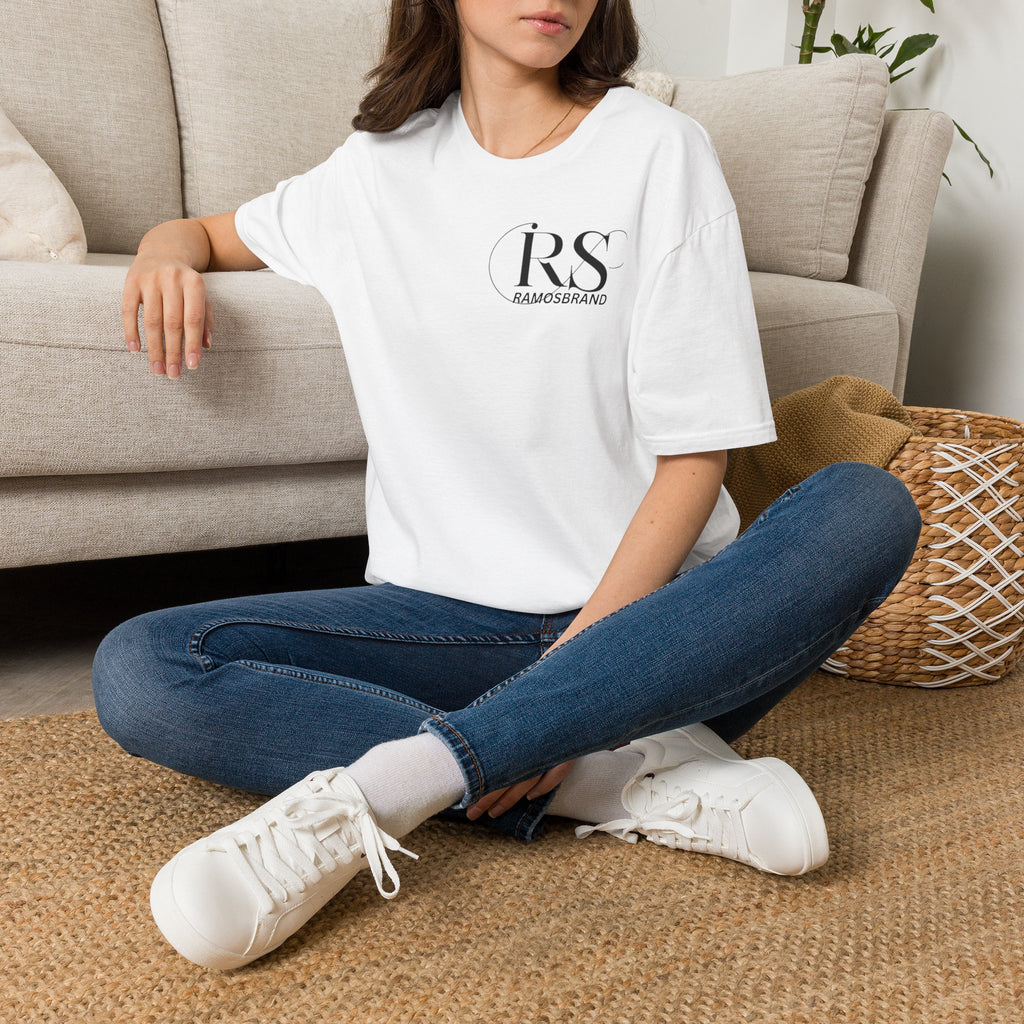 RS RAMOS Brand  T-Shirt — Minimalist Initials Tee