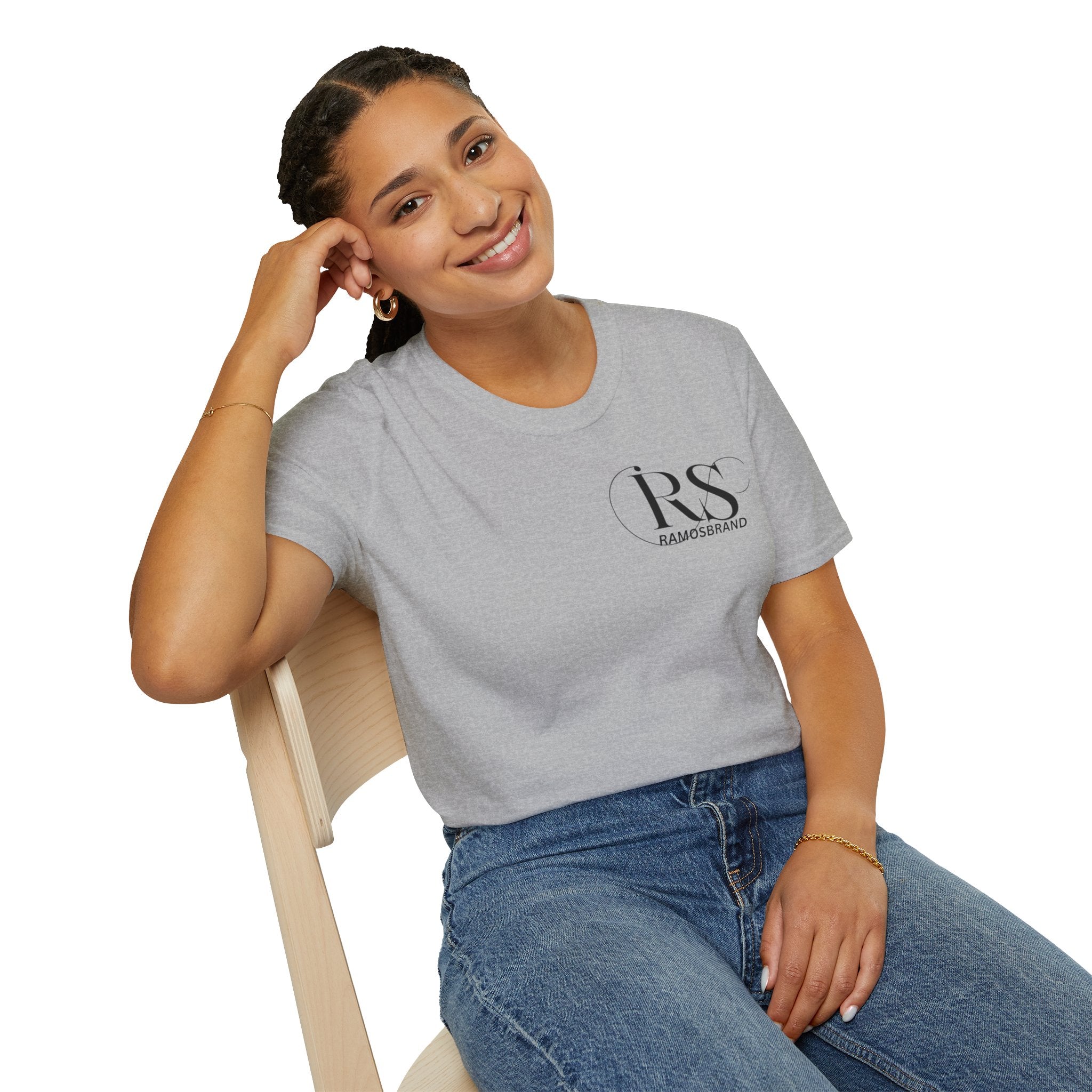 RS RAMOS Brand  T-Shirt — Minimalist Initials Tee