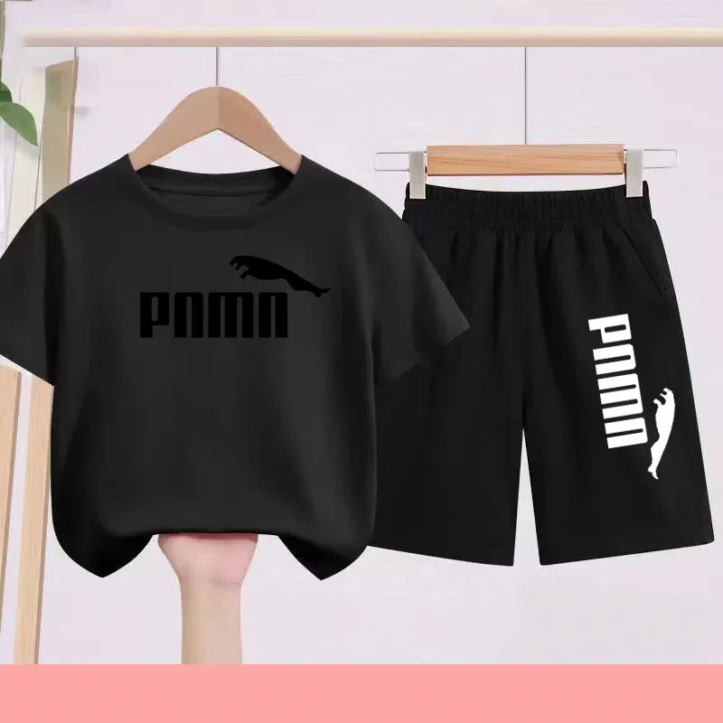 Summer 2 Piece Set 3-12 Age Children T- shirts