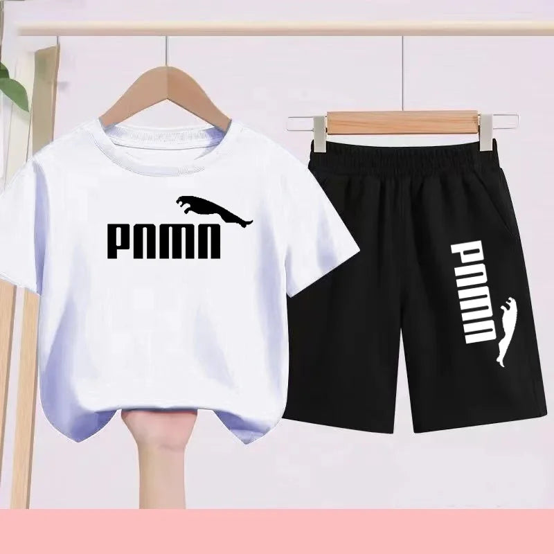 Summer 2 Piece Set 3-12 Age Children T- shirts