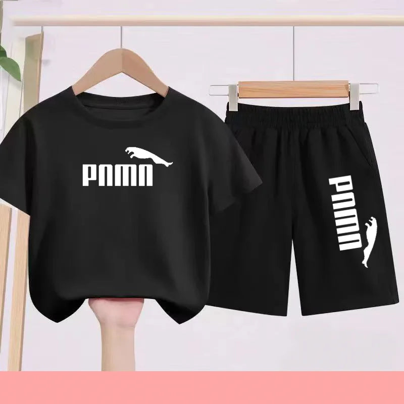 Summer 2 Piece Set 3-12 Age Children T- shirts